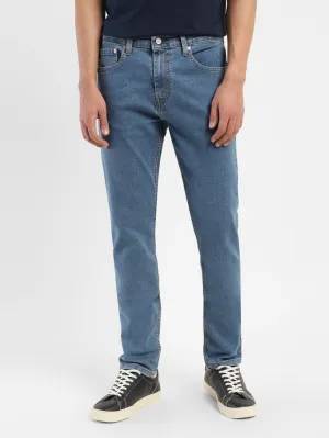 Men's 512 Blue Slim Tapered Fit Mid Rise Jeans Perfect Match Slim Family Style Daily Wear