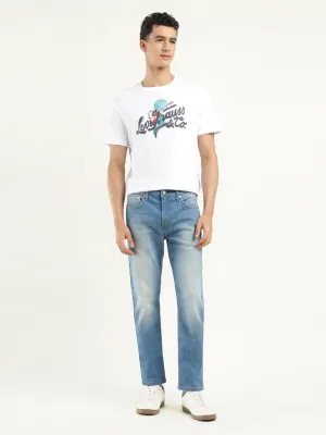 Men's 512 Indigo Slim Tapered Fit Mid Rise Jeans Year Round Piece Work Meeting Trendy Modern Minimalist