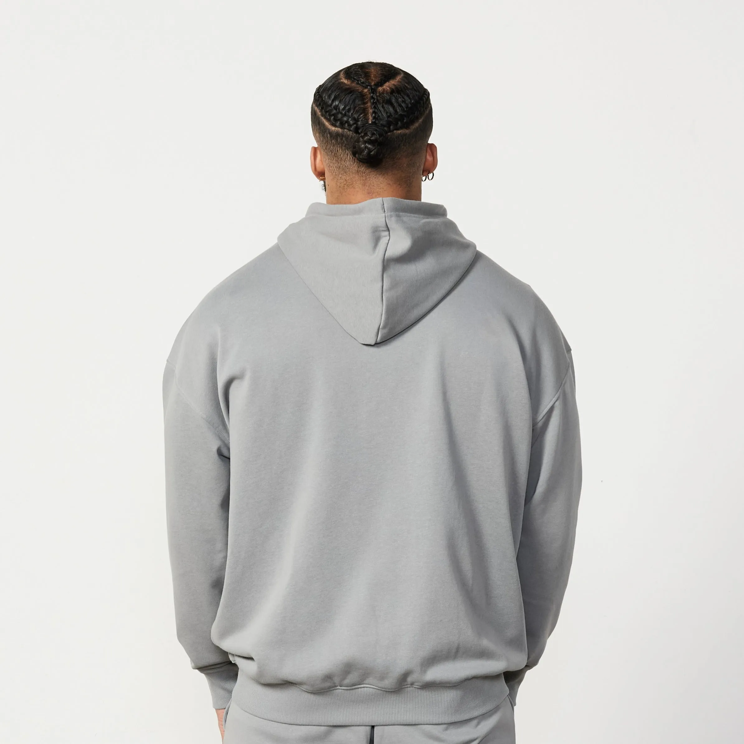 Hidden pockets Fashionable Item Vanquish Essential Steel Grey Oversized Pullover Hoodie