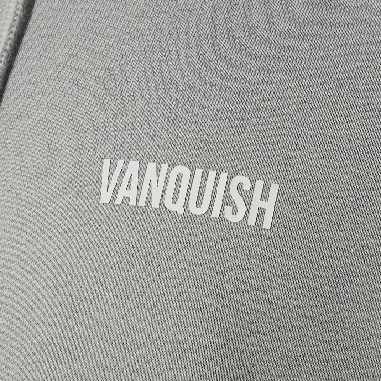 Drop Shoulder Design Vanquish Essential Steel Grey Oversized Pullover Hoodie
