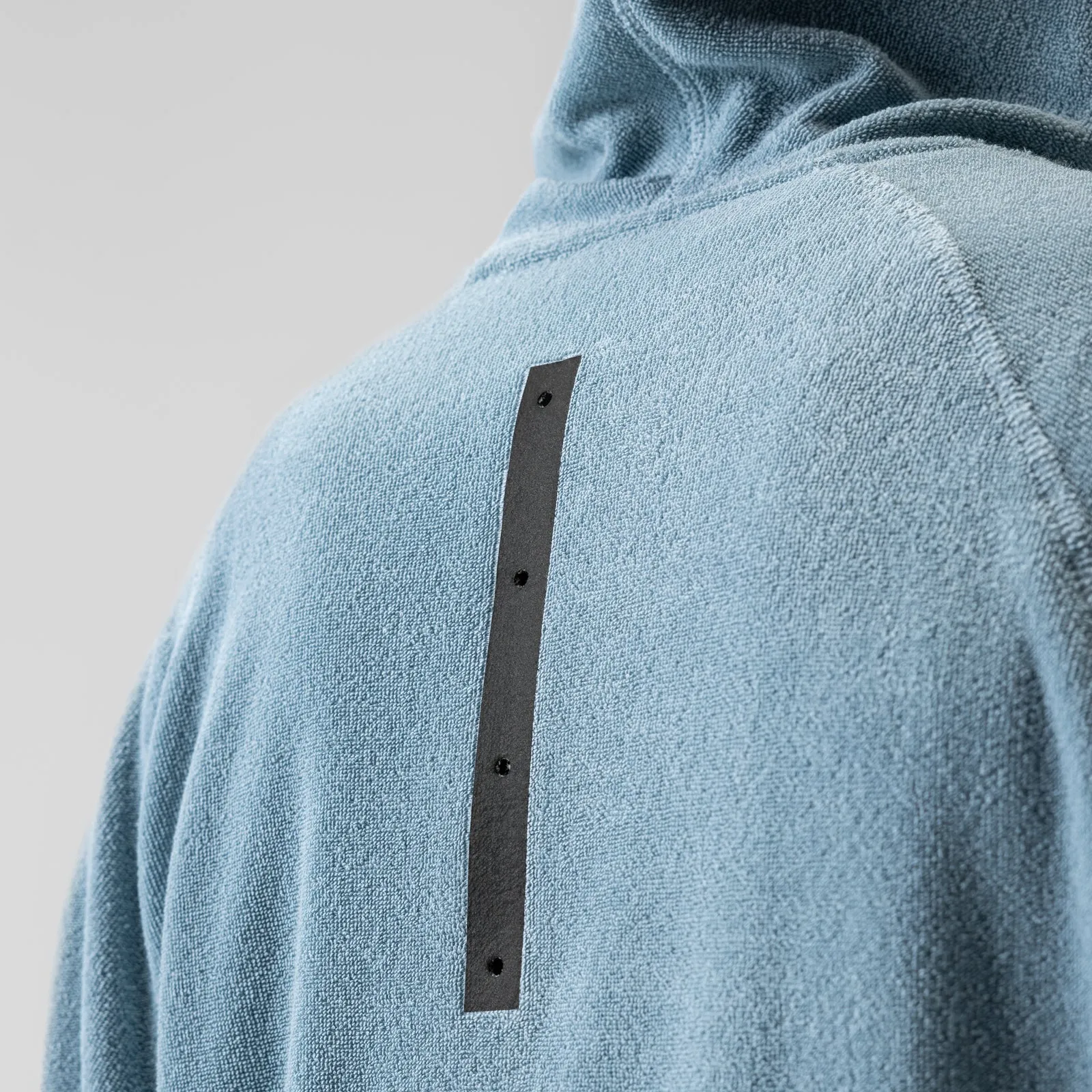 Springbok like 1054. Towel Terry Reversible Hoodie - Light Sky