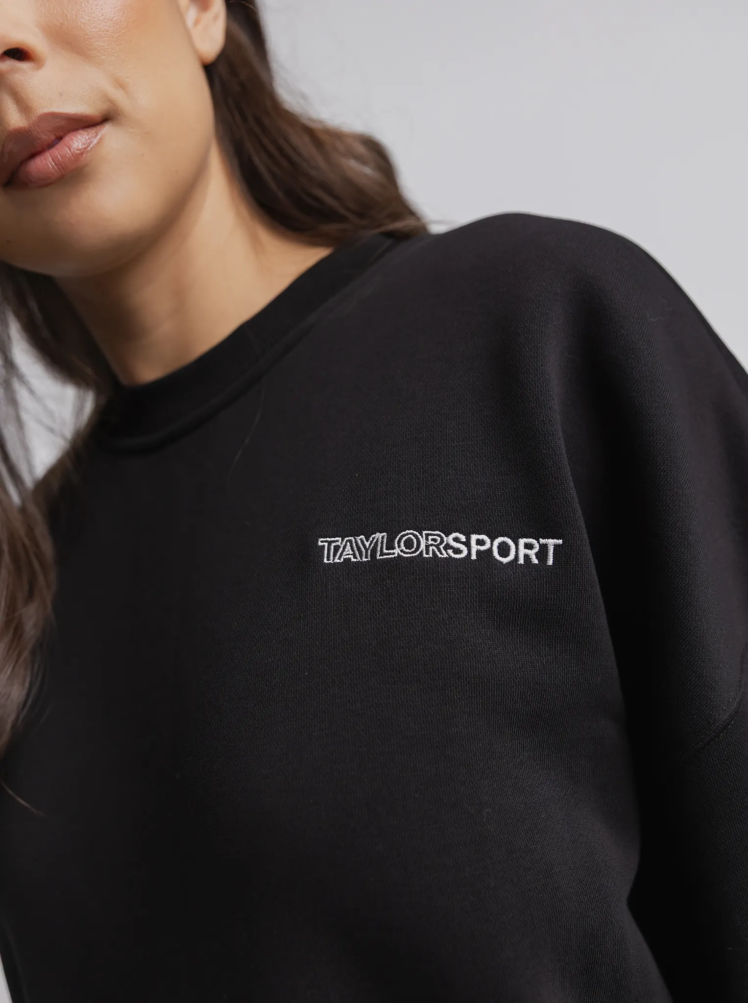 Fray Resistant Finish Heritage Crew in Black