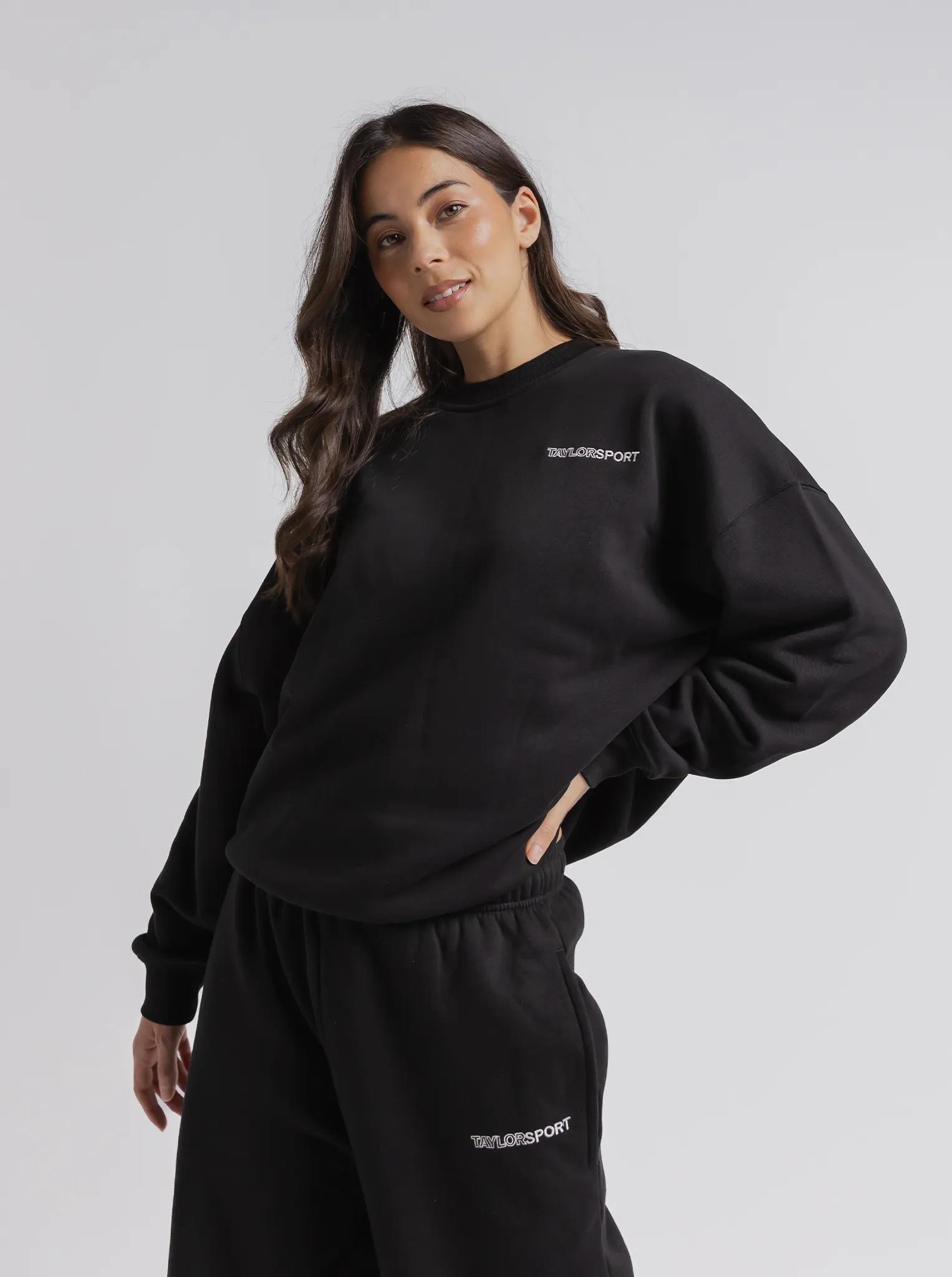 Street Energy Wear Heritage Crew in Black