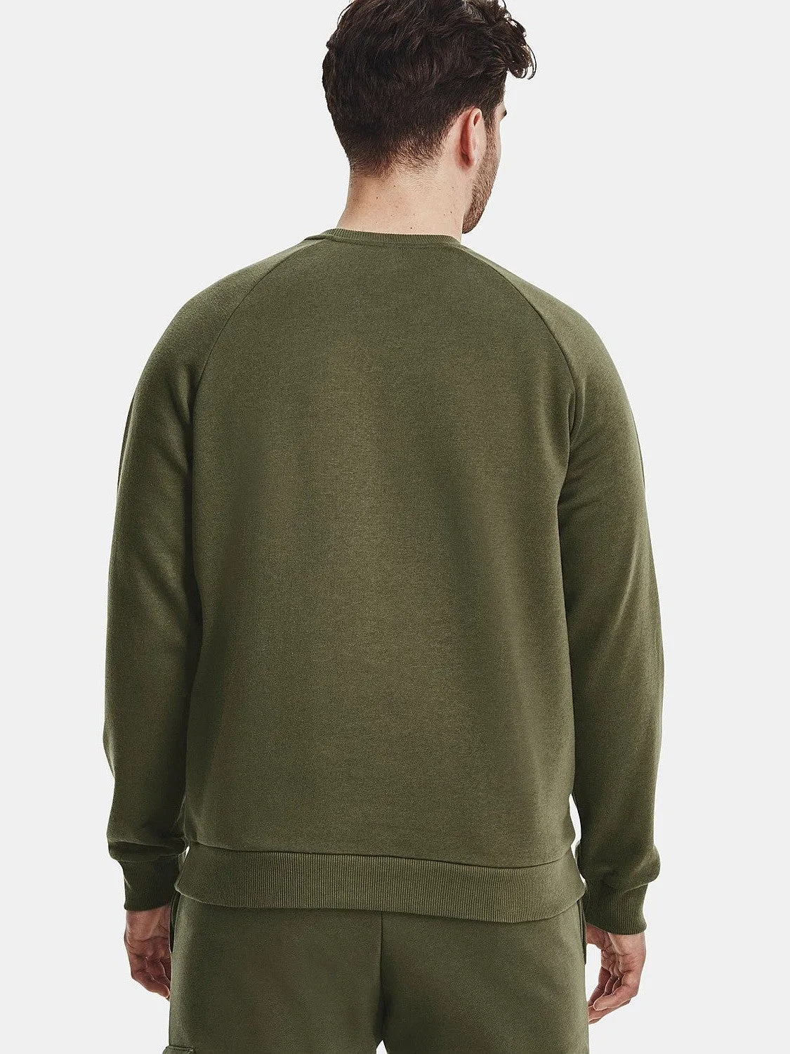 Rival Fleece Crew Zippered Front Closure Slim Fit Contour