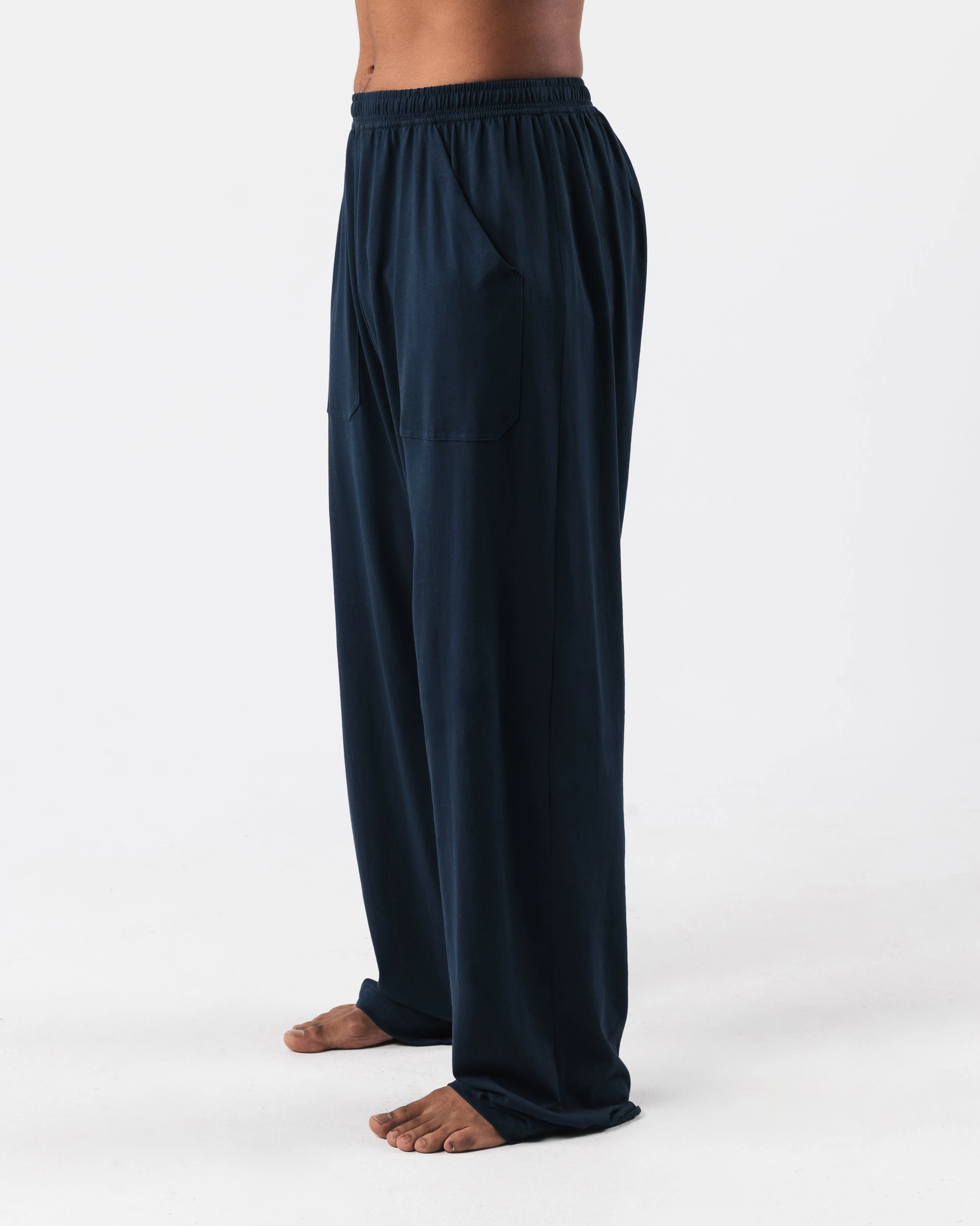 Workout-ready Anti Snag Threading Zero Classic Straight Leg Pant - Navy