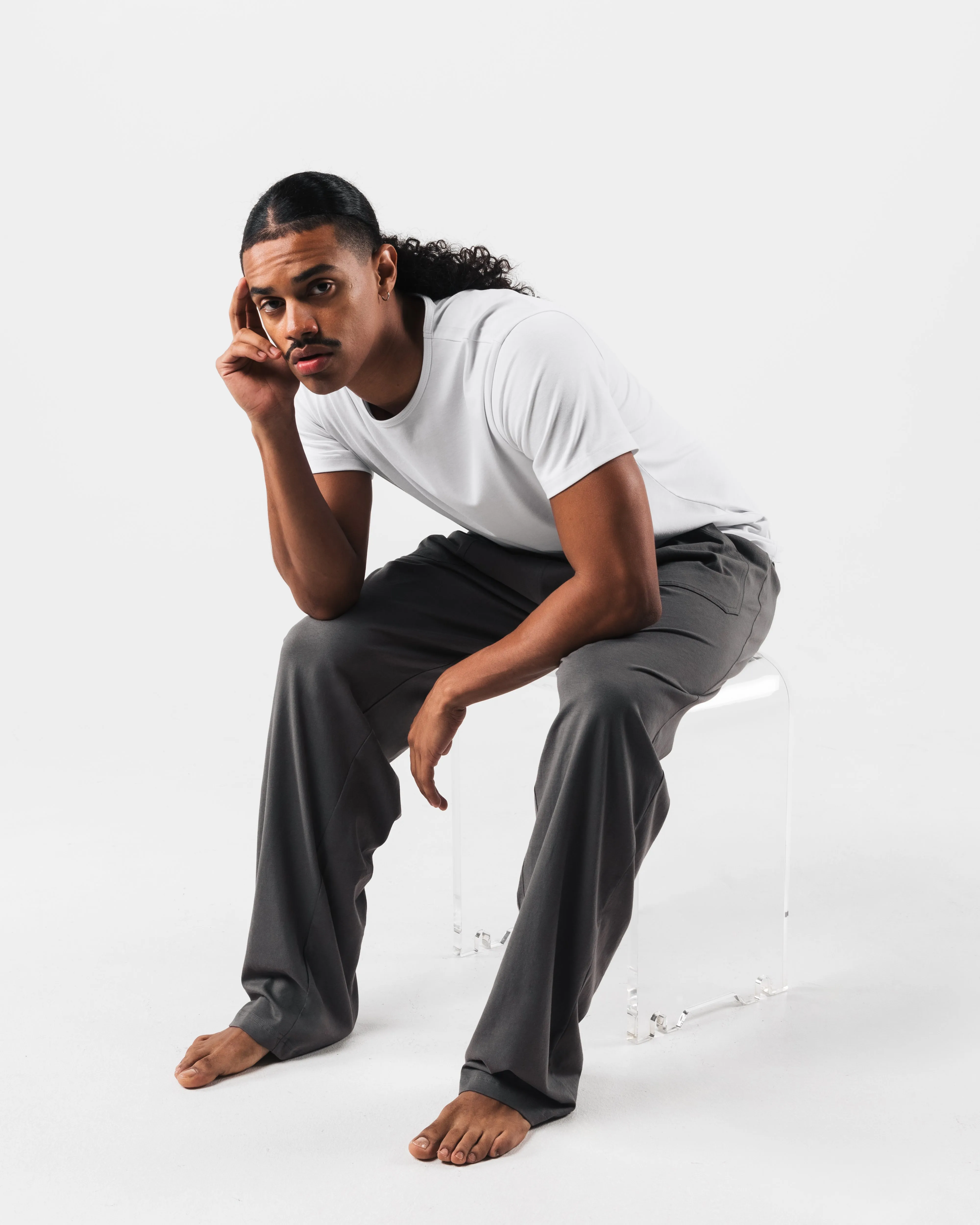 Zero Classic Straight Leg Pant - Grey Ultra Soft Inner Layer