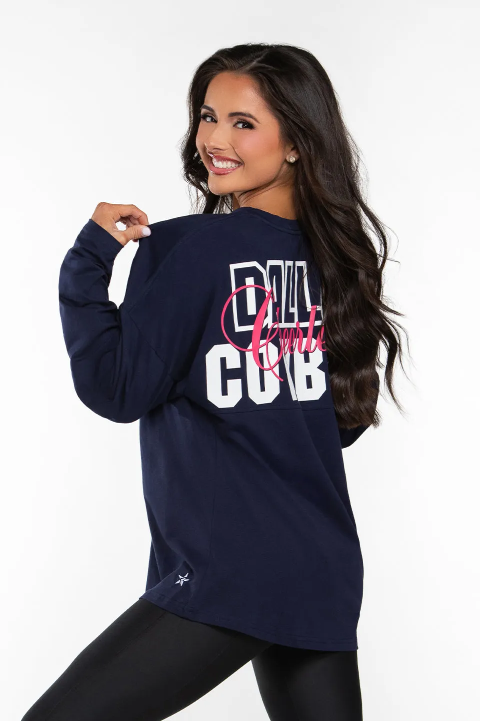 LowMaintenanceFabric ZeroWasteProduction DCC Long Sleeve Tee in Navy