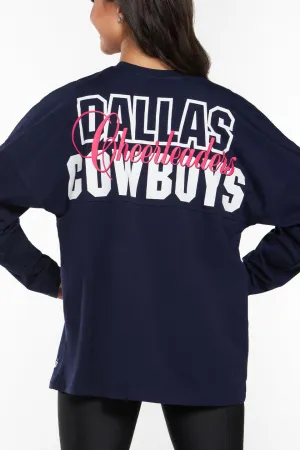 DCC Long Sleeve Tee in Navy Travel Light