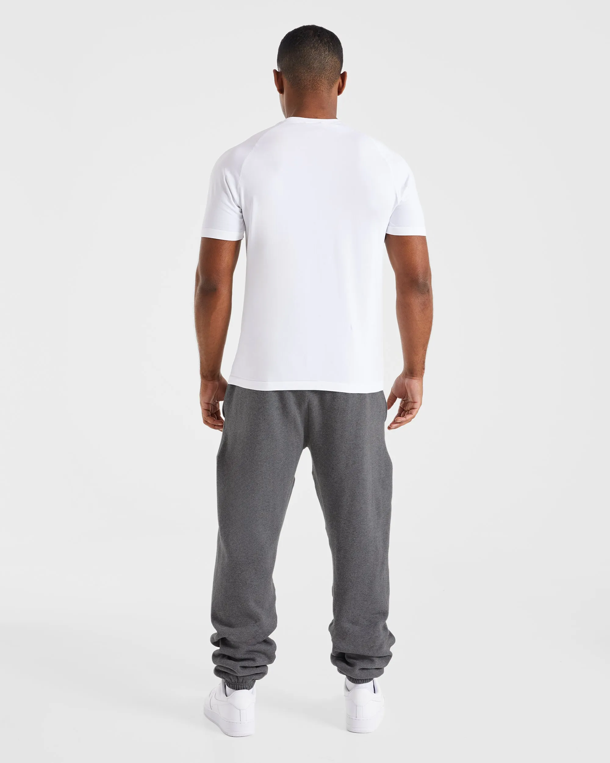 Essential Oversized Joggers - Charcoal Marl Petite Fit