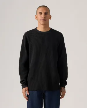 Levi's? L/S Relaxed Thermal Tee - Mineral Black GD Spring Mood Office Wear Minimalist Festival Outfit Urban Explorer