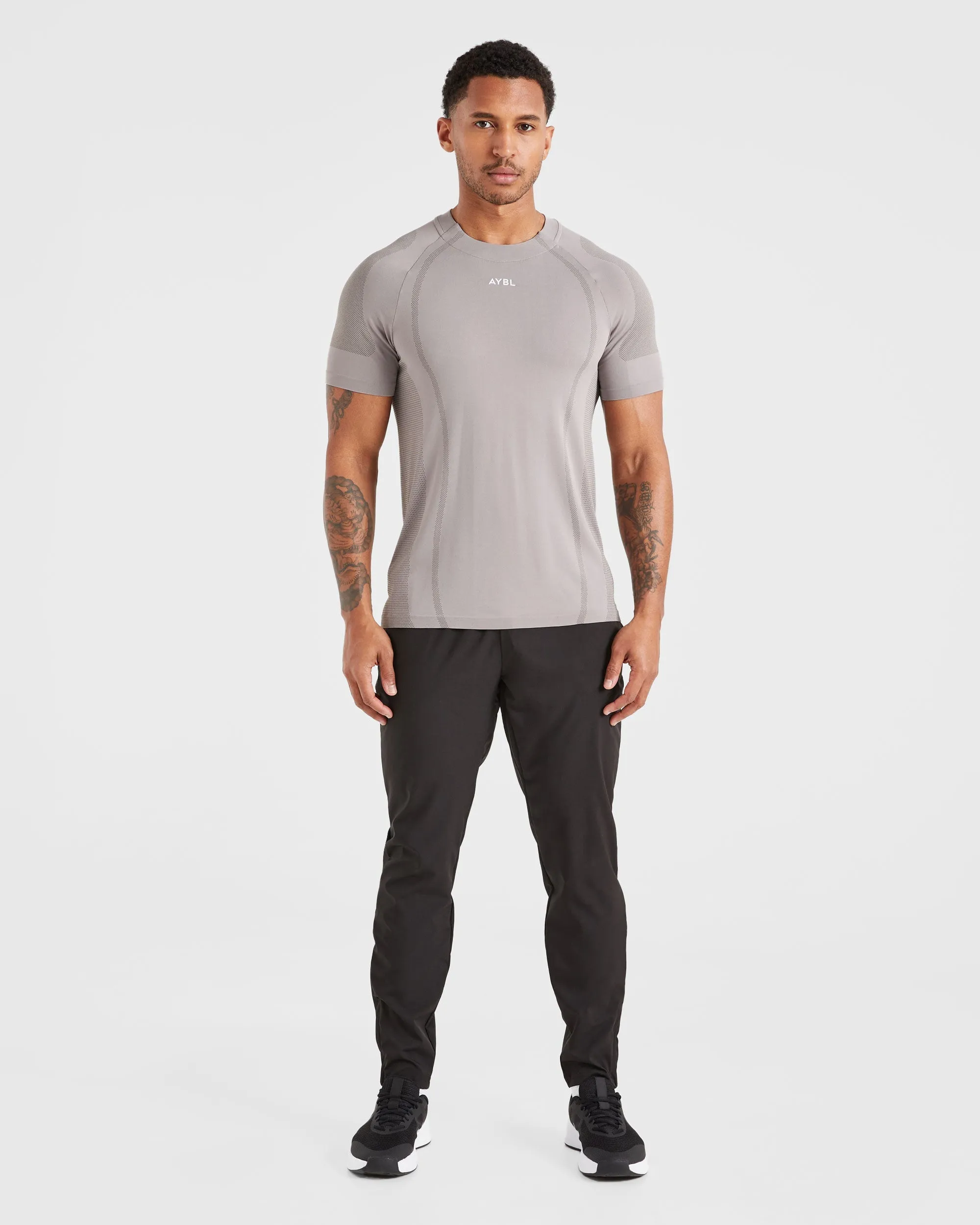 safe for skin UltraLightweight Attain Seamless T Shirt - Woodland Fog