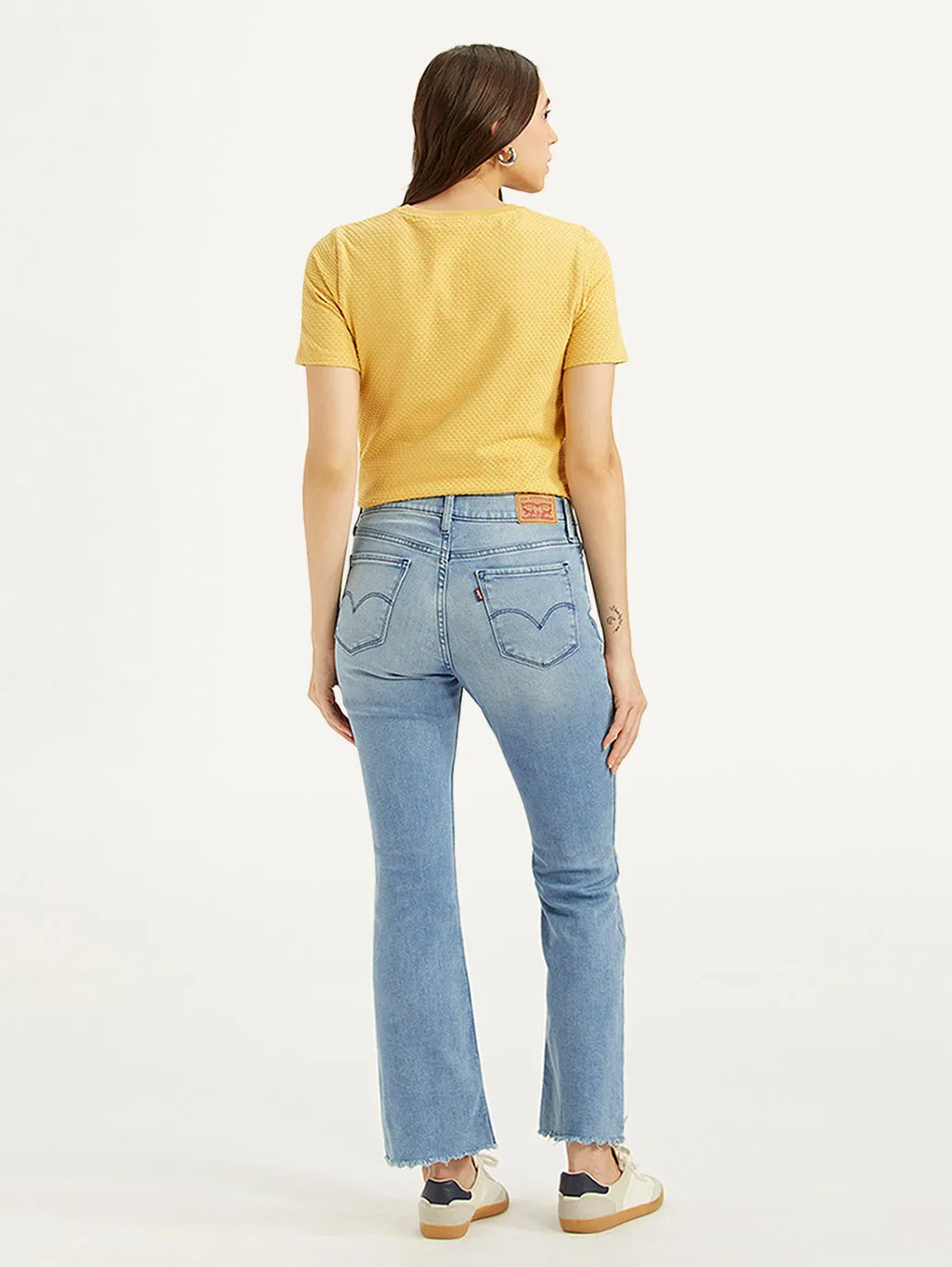 Relaxed Cut Mood Fit Women's 315 Blue Flared Fit High Rise Jeans