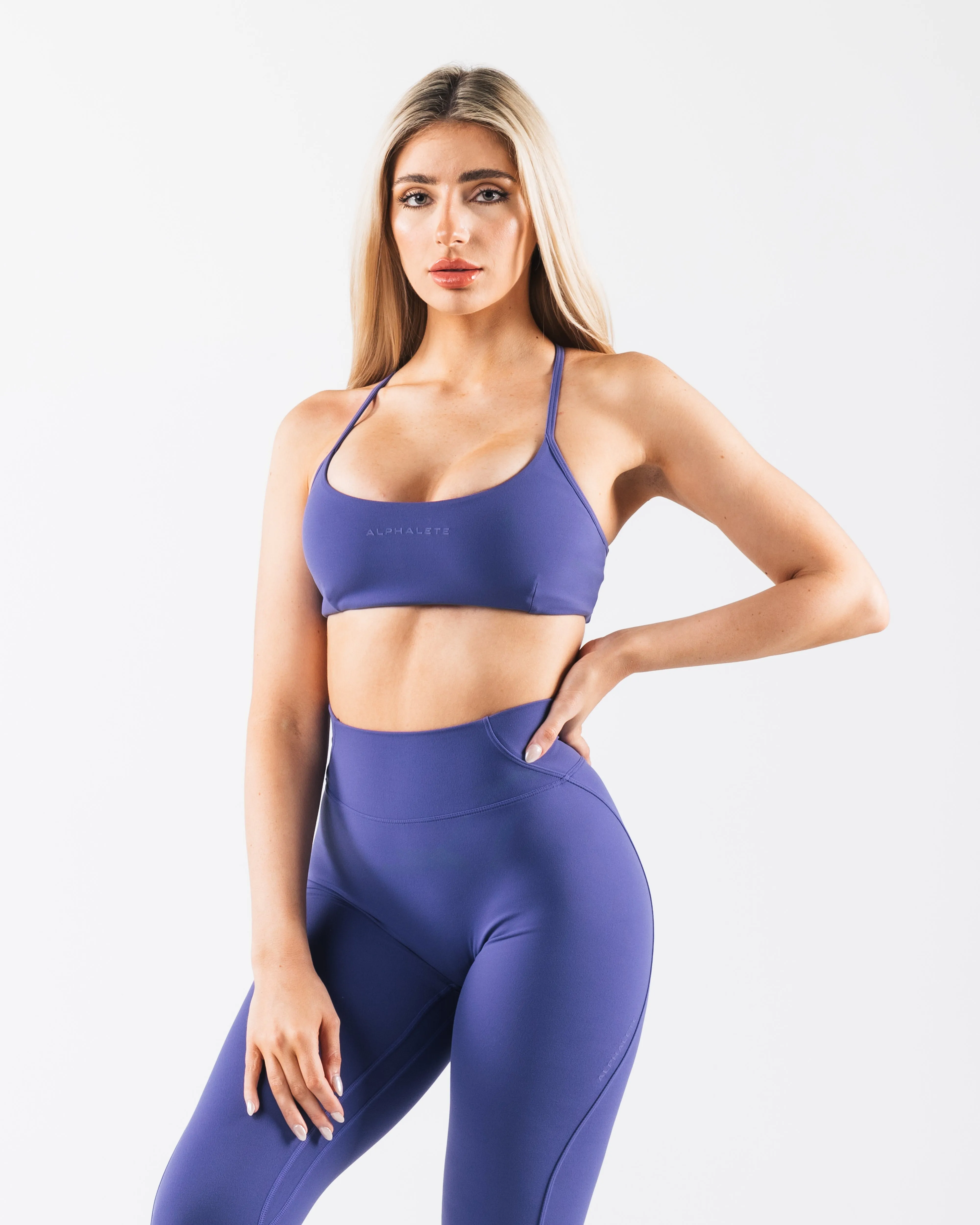 Neutral Outdoor Clothing Aura 3 Strap Bra - Arctic Sky