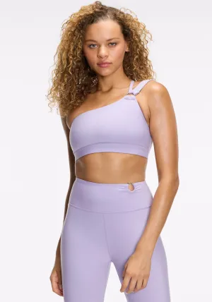 Embellished Cadent O-Ring One Shoulder Bra