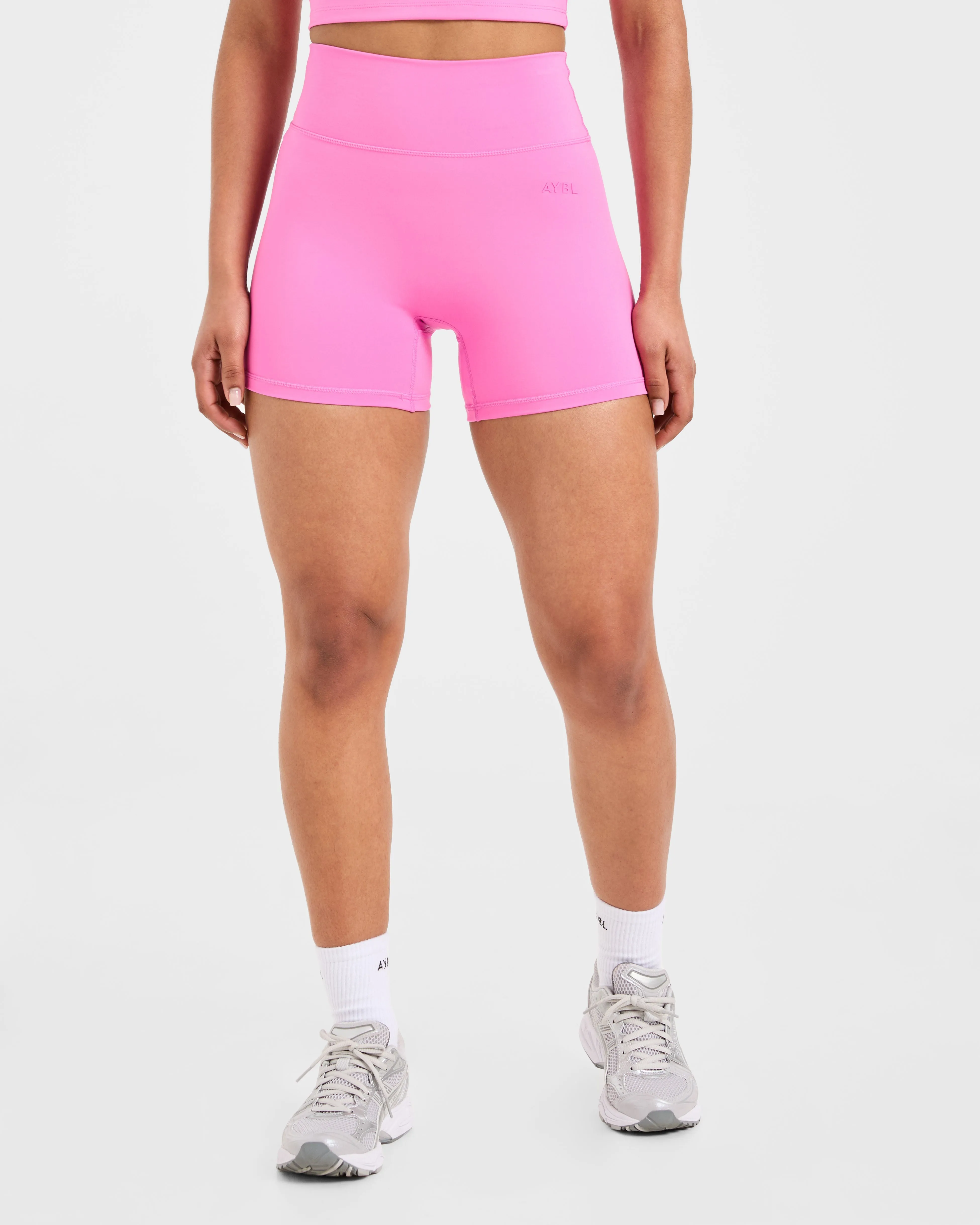 Staple Shorts - Summer Pink Temperature Regulating Fabric fade resistant color
