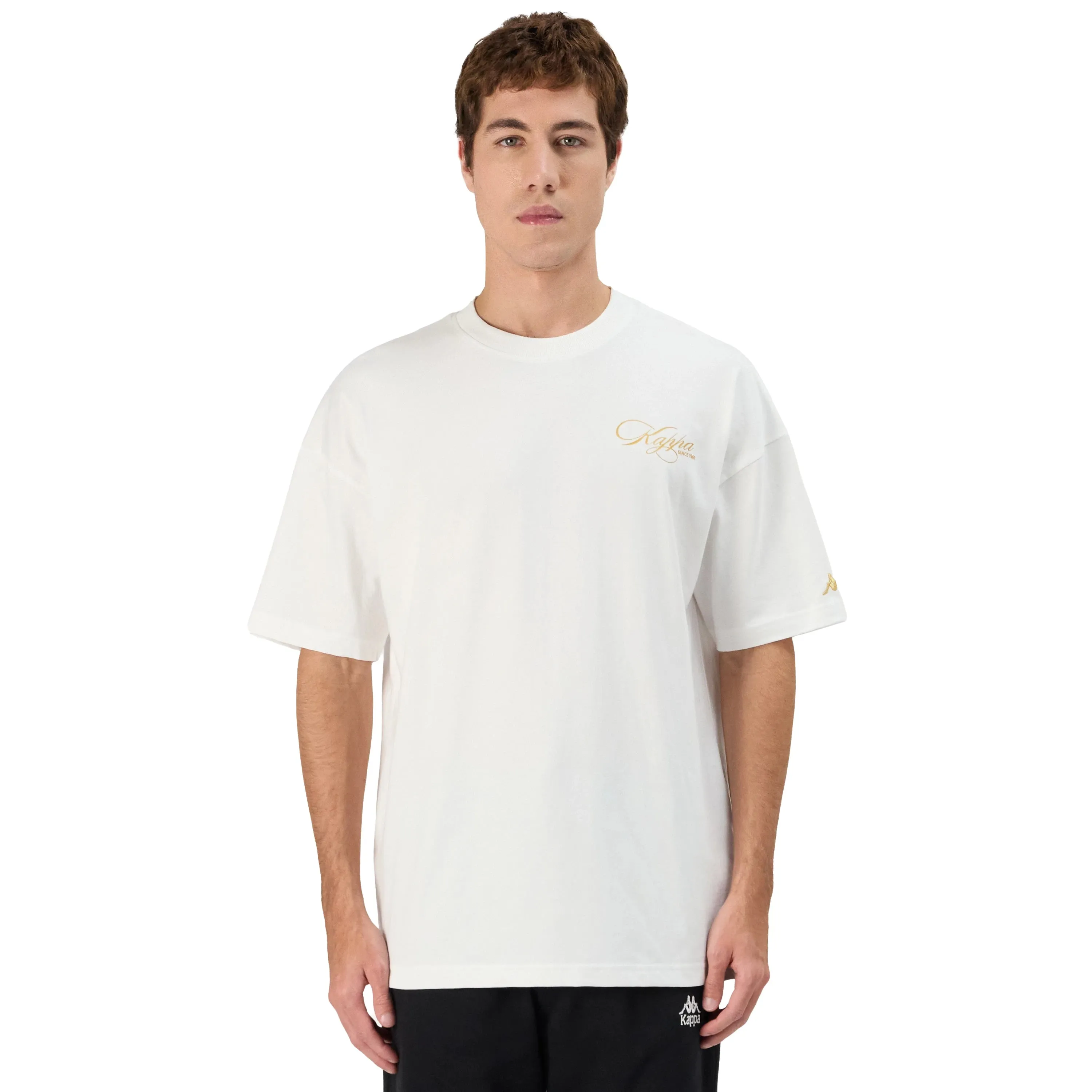 Minimal Comfort Style Authentic Norda T-Shirt - White Yellow Gold Rich