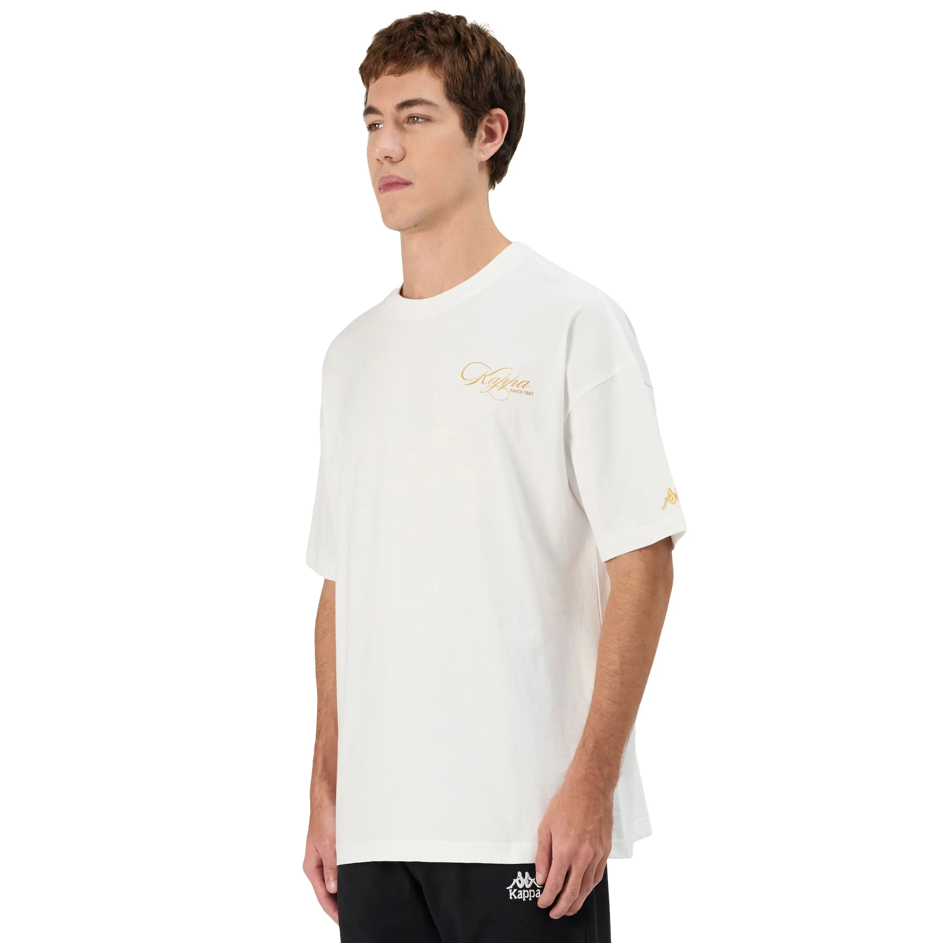 Authentic Norda T-Shirt - White Yellow Gold Rich elastic waistband