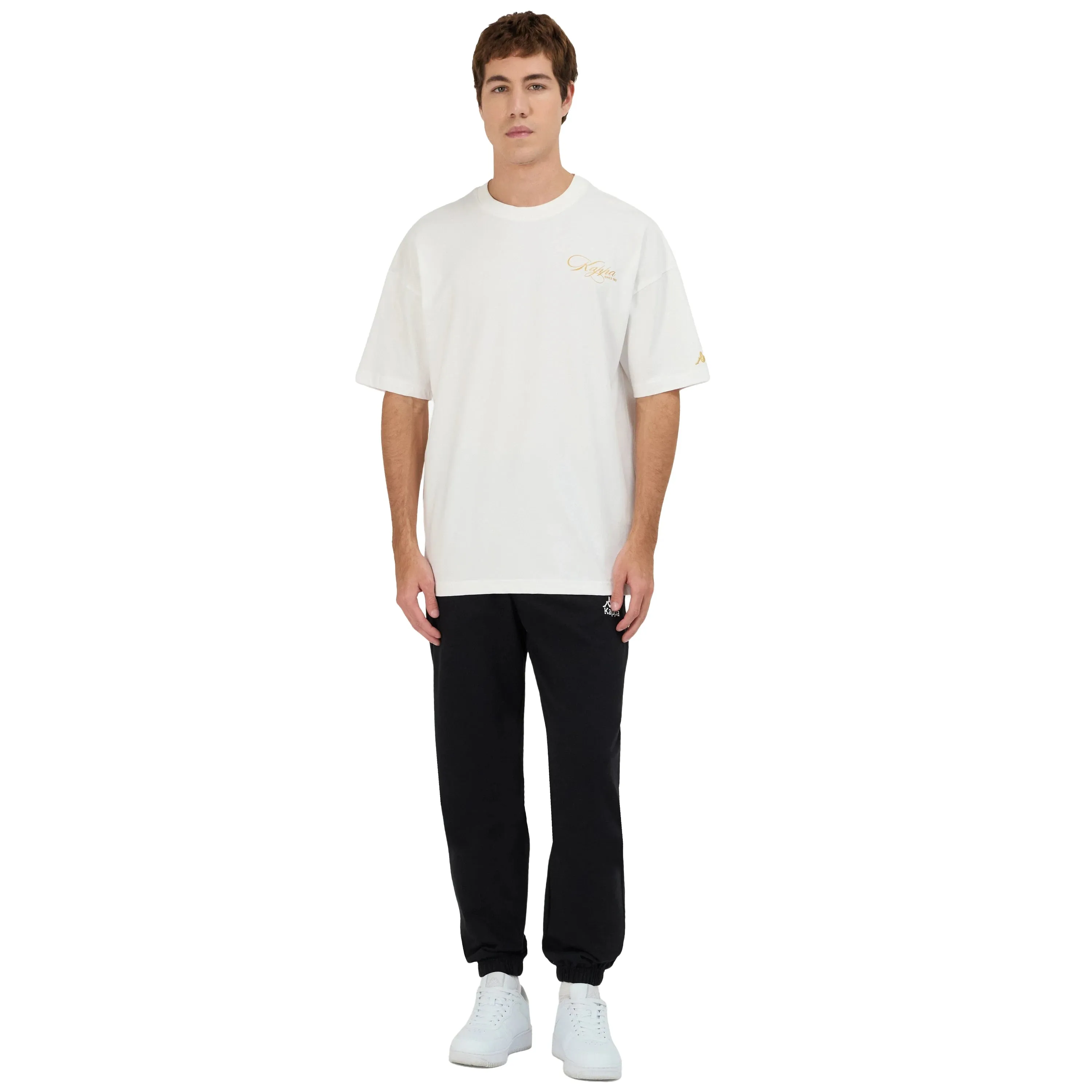 Authentic Norda T-Shirt - White Yellow Gold Rich Urban Casual Look Snag Resistant Surface