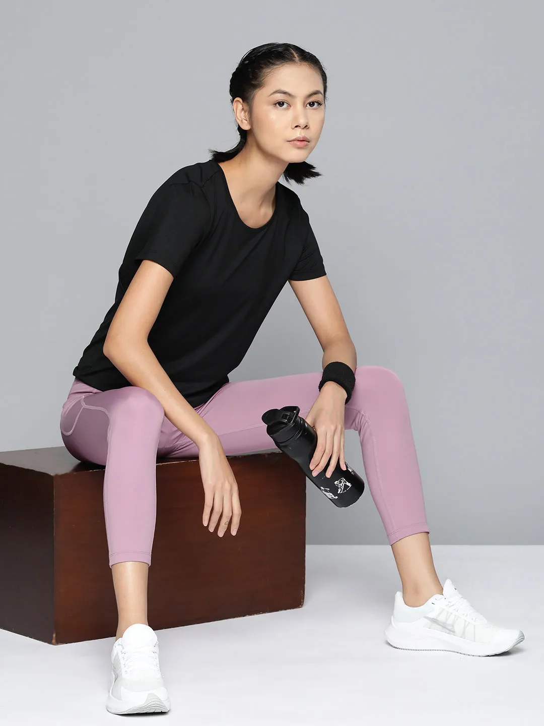 Easy Flow Urban Commuter City Walk Alcis Women Solid Dry Fit Tights