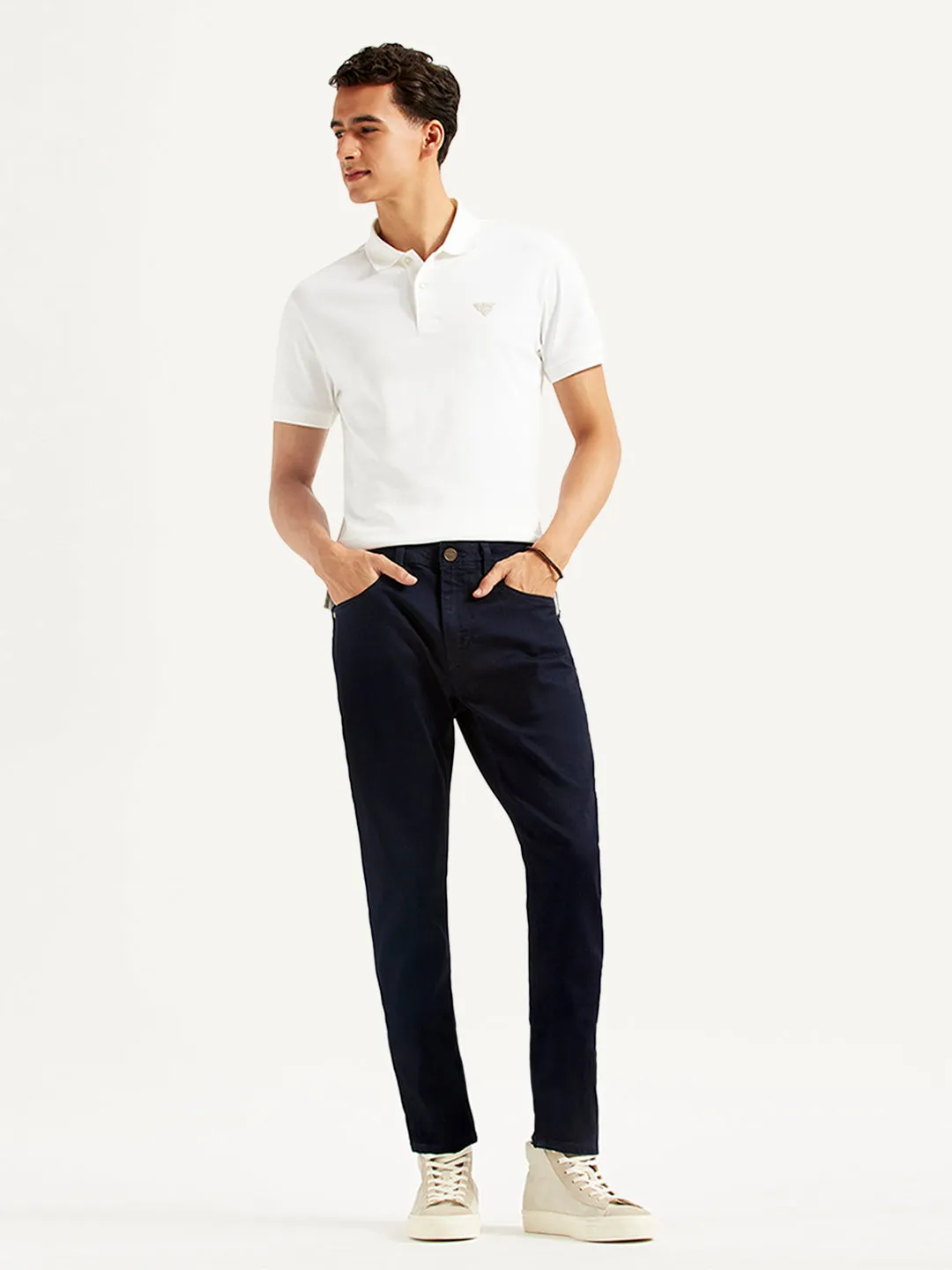 Men's Redloop 512 Slim Tapered Fit Mid Rise Jeans Brunch Outfit Classic Wear Luxury