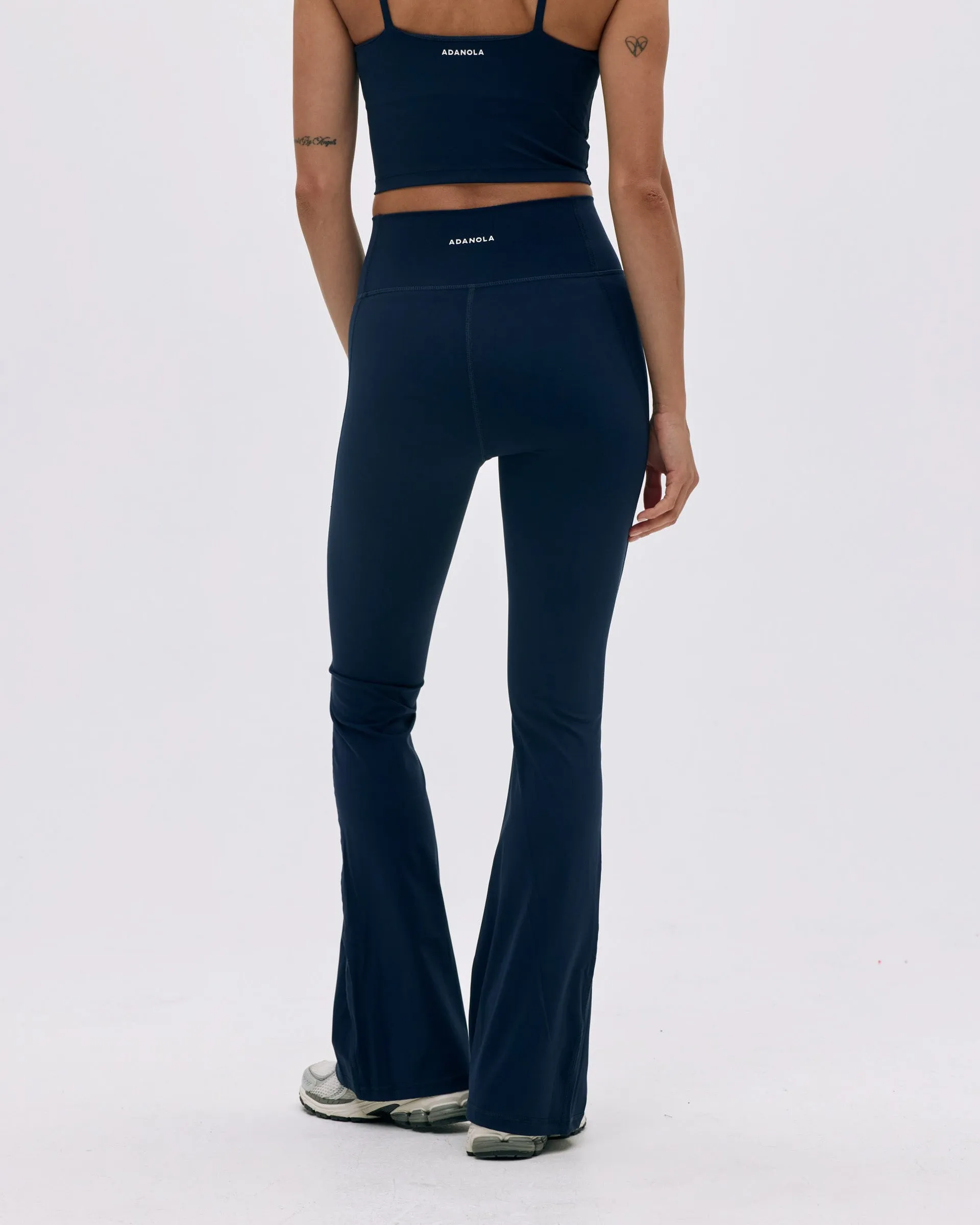 Multi Purpose Eco Friendly Tall Fit Flared Yoga Pant - Navy Blue