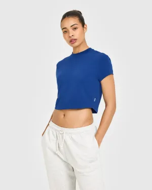 NonRestrictiveCut Cotton Relaxed T-Shirt | Vintage Navy Party Guest