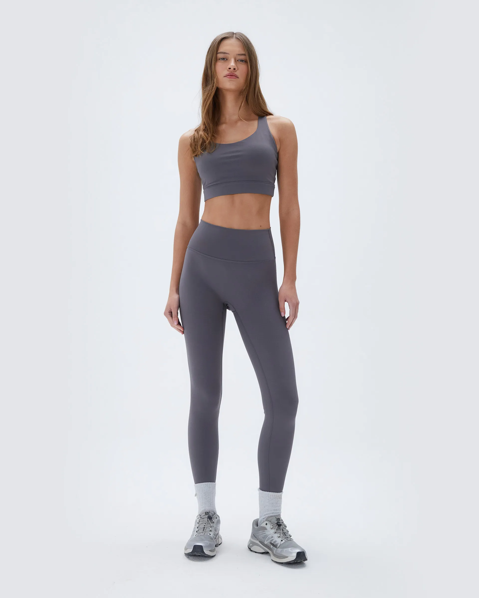 Ultimate Leggings - Dark Grey Smooth Waist