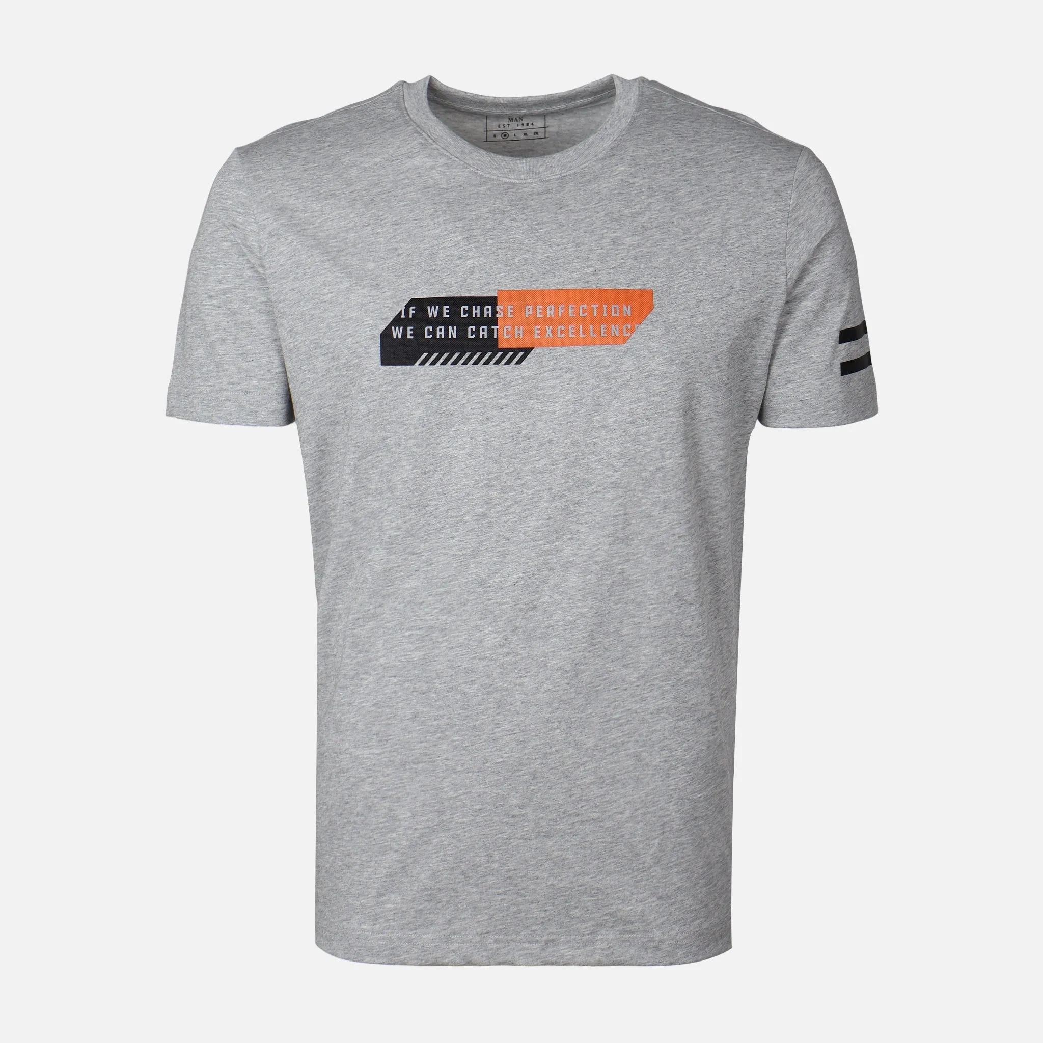 british retro MEN T-SHIRT ROUND NECK REGULAR FIT