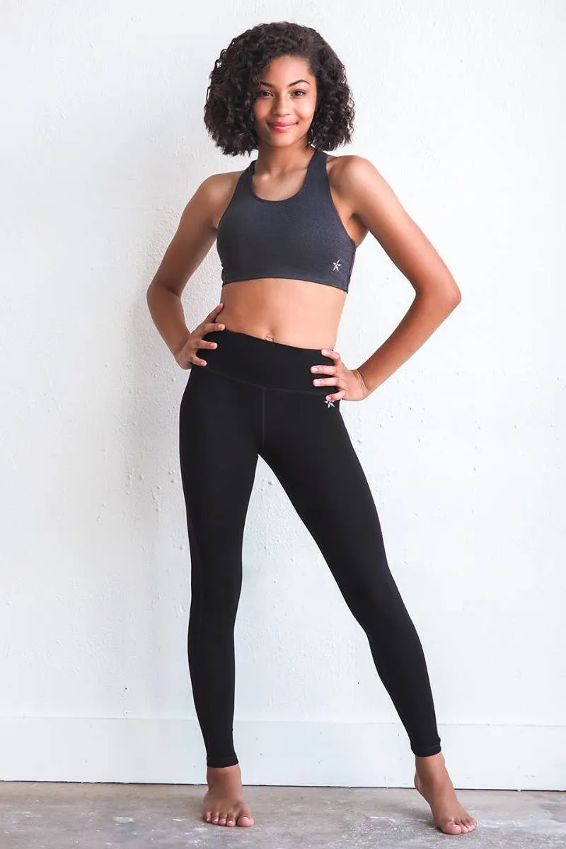 Soft Touch For Adults Legendary Legging in Black CottonFlex