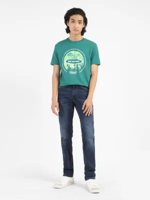 Men's 511 Blue Slim Fit Mid Rise Jeans Active Outfit Daily Choice