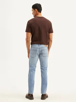 Brunch Outfit Classic Wear Luxury Men's 511 Light Blue Slim Fit Mid Rise Jeans