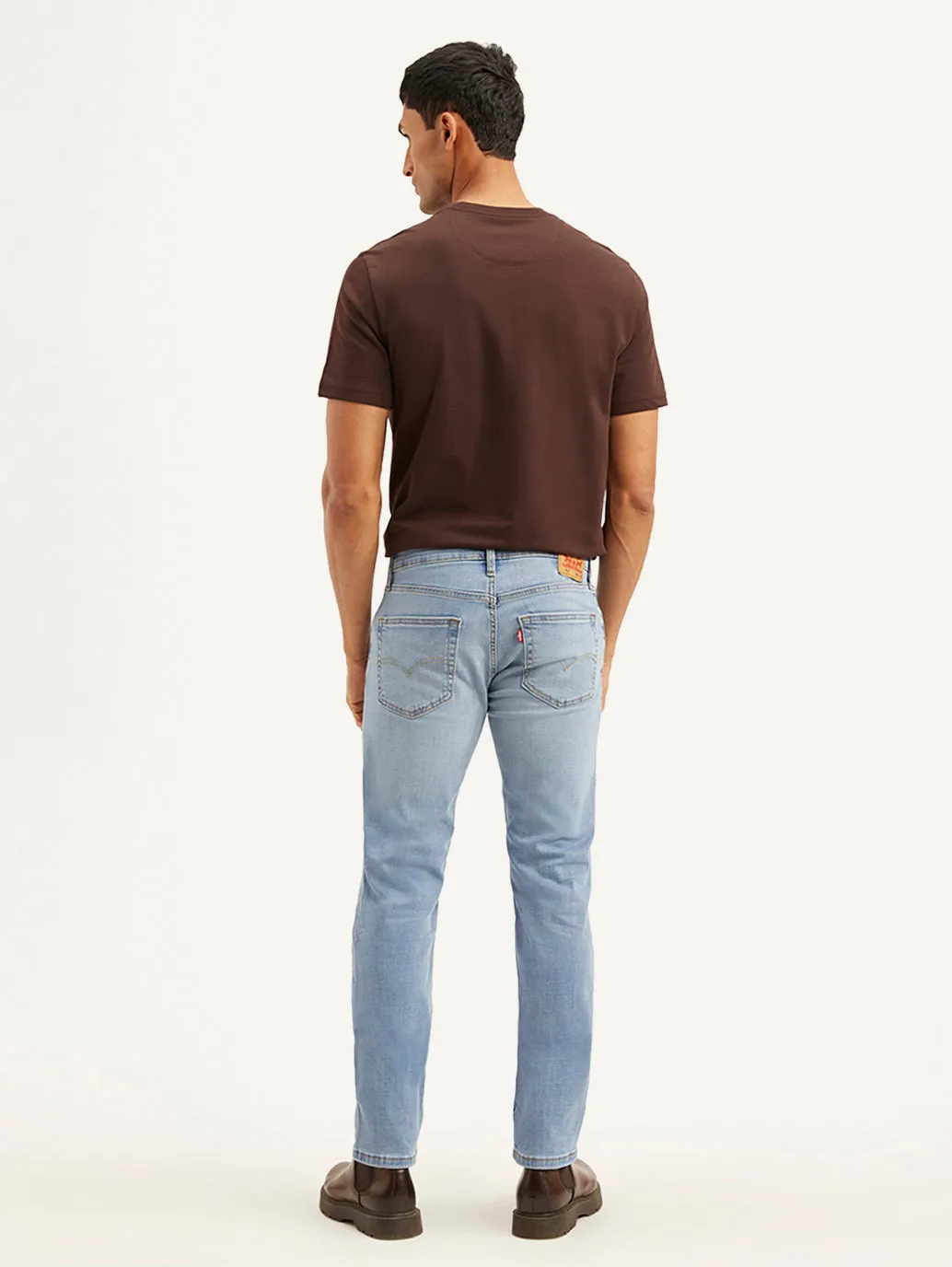 Brunch Outfit Classic Wear Luxury Men's 511 Light Blue Slim Fit Mid Rise Jeans