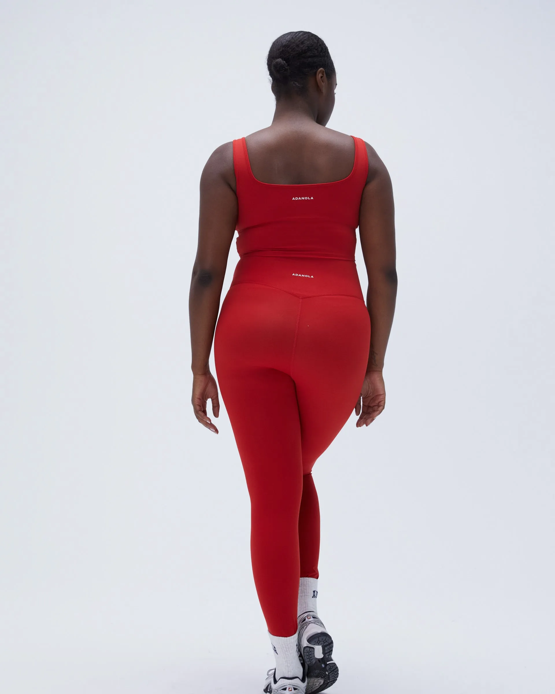 Smooth Fit Urban Commuter Moisture Wicking Ultimate Leggings - Classic Red