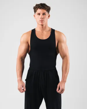 Zero Ribbed Tank 2pk - Black Water Repellent Coating Finish - smooth