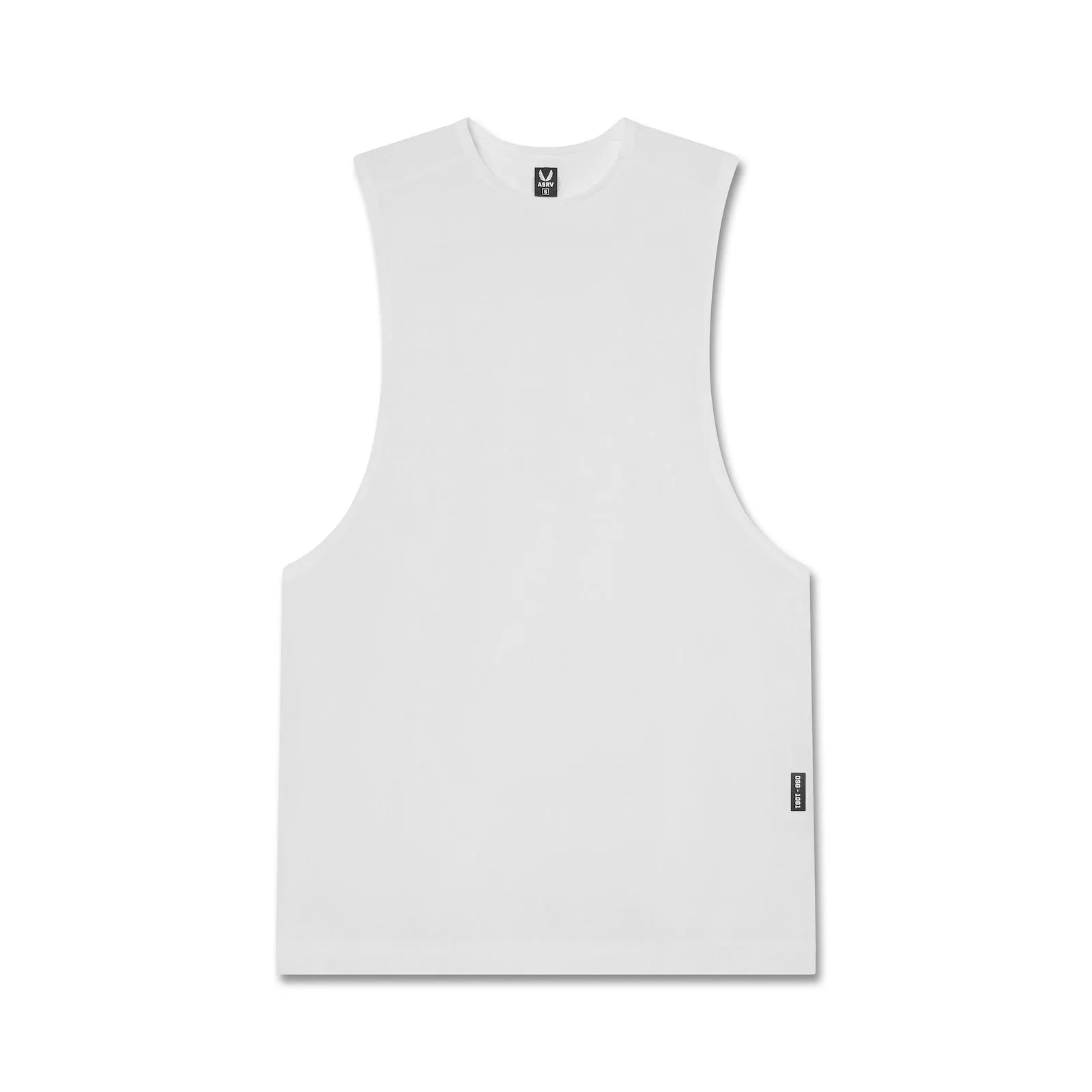 1061. Ice-Skin? Muscle Tank - White Exhibition - worthy Athletic Performance Fabric