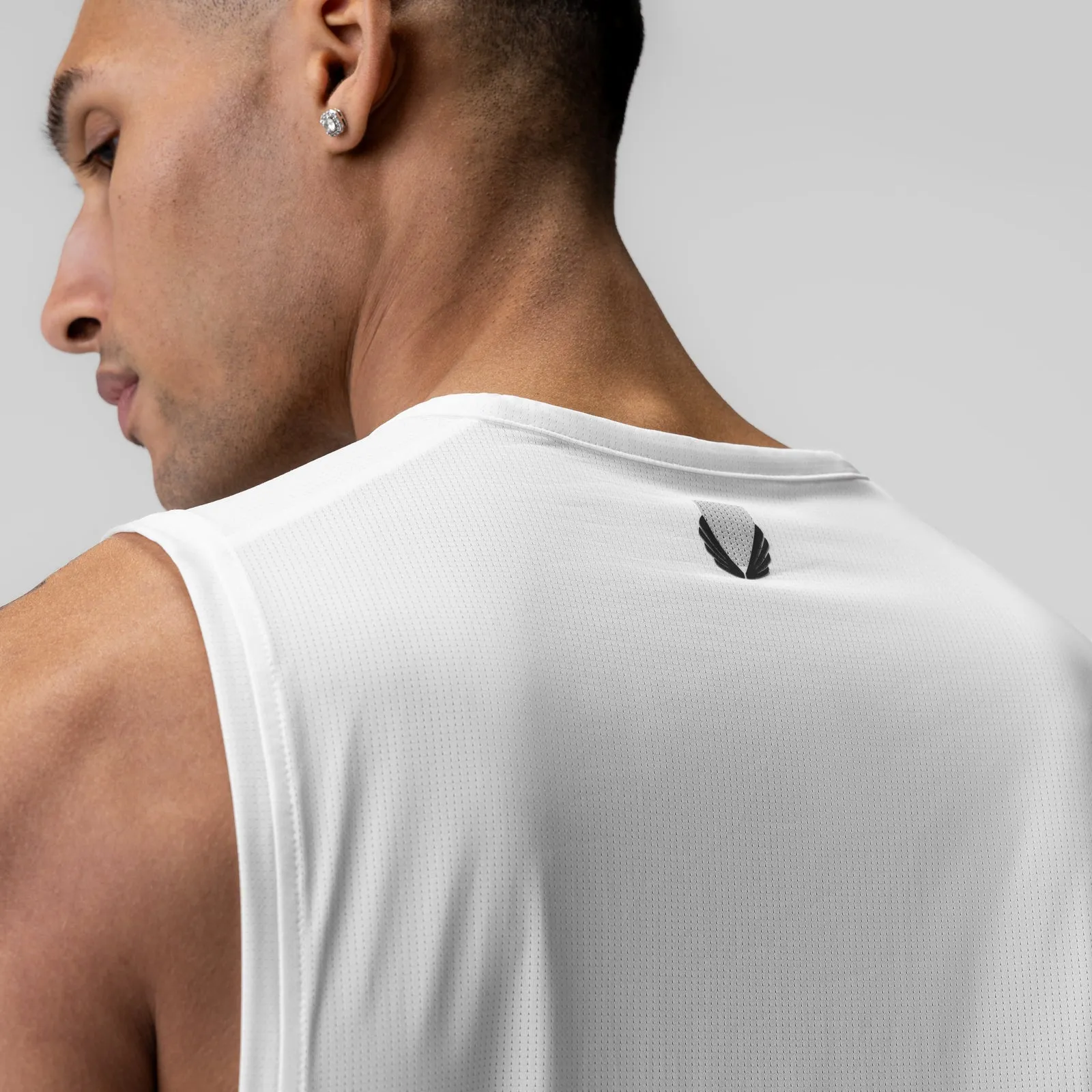 1061. Ice-Skin? Muscle Tank - White Layered Airflow System quality service