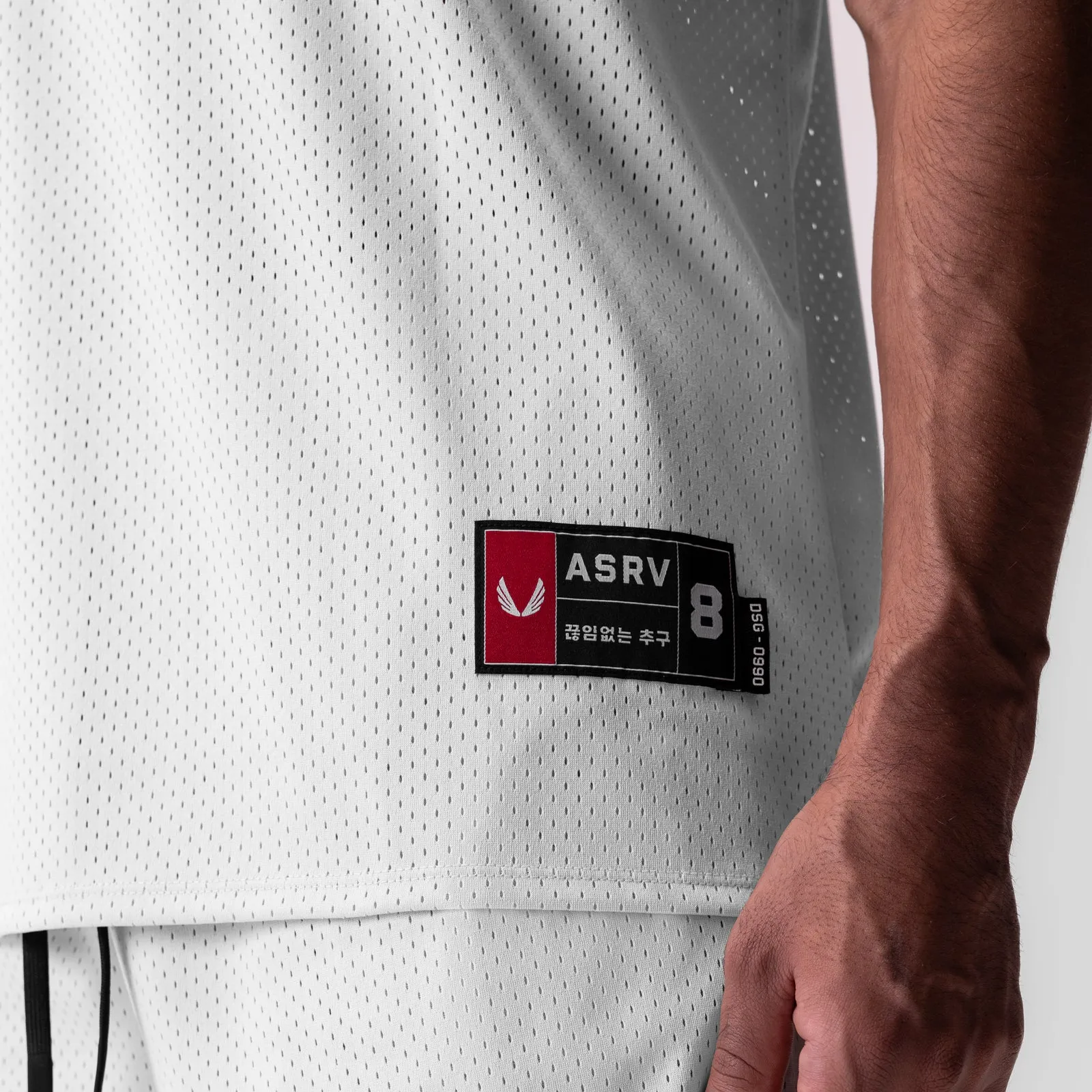 Mobility - enhanced 0990. Ion-Mesh Basketball Jersey - White