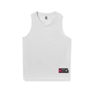 radar detection 0990. Ion-Mesh Basketball Jersey - White
