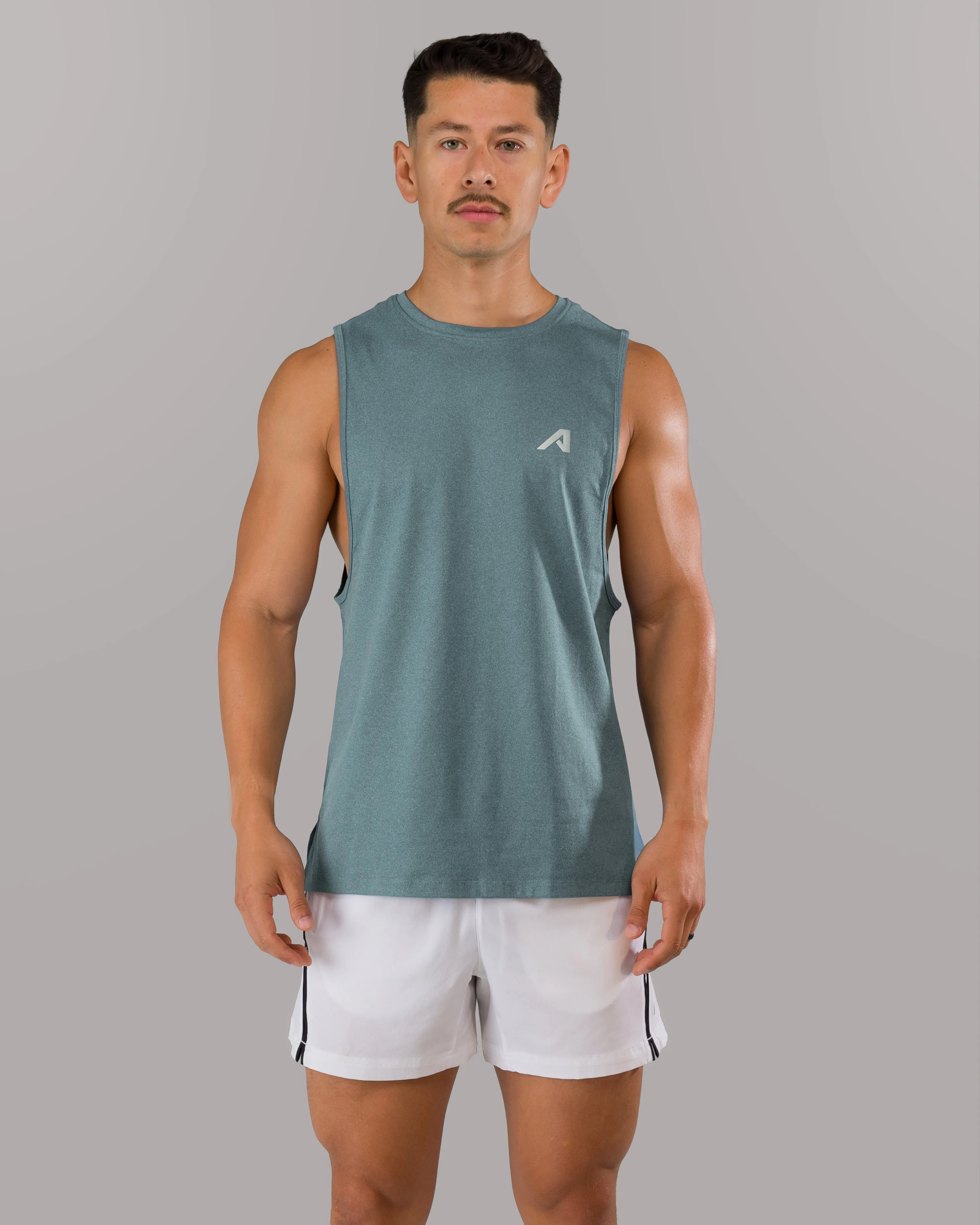 Adapt Cutoff - Storm Blue Sublimation Print Minimal Cool
