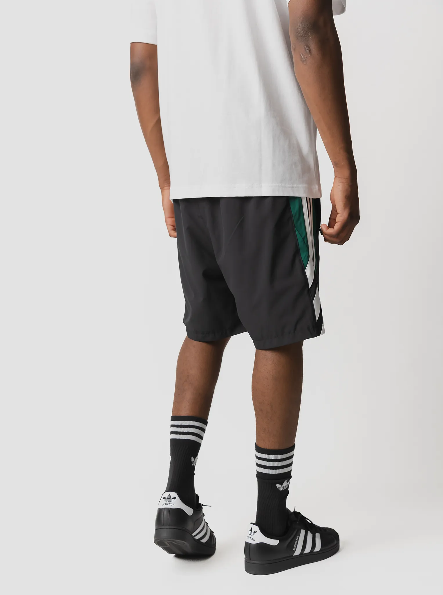 90s Football Short Free Movement Flexible Waistline