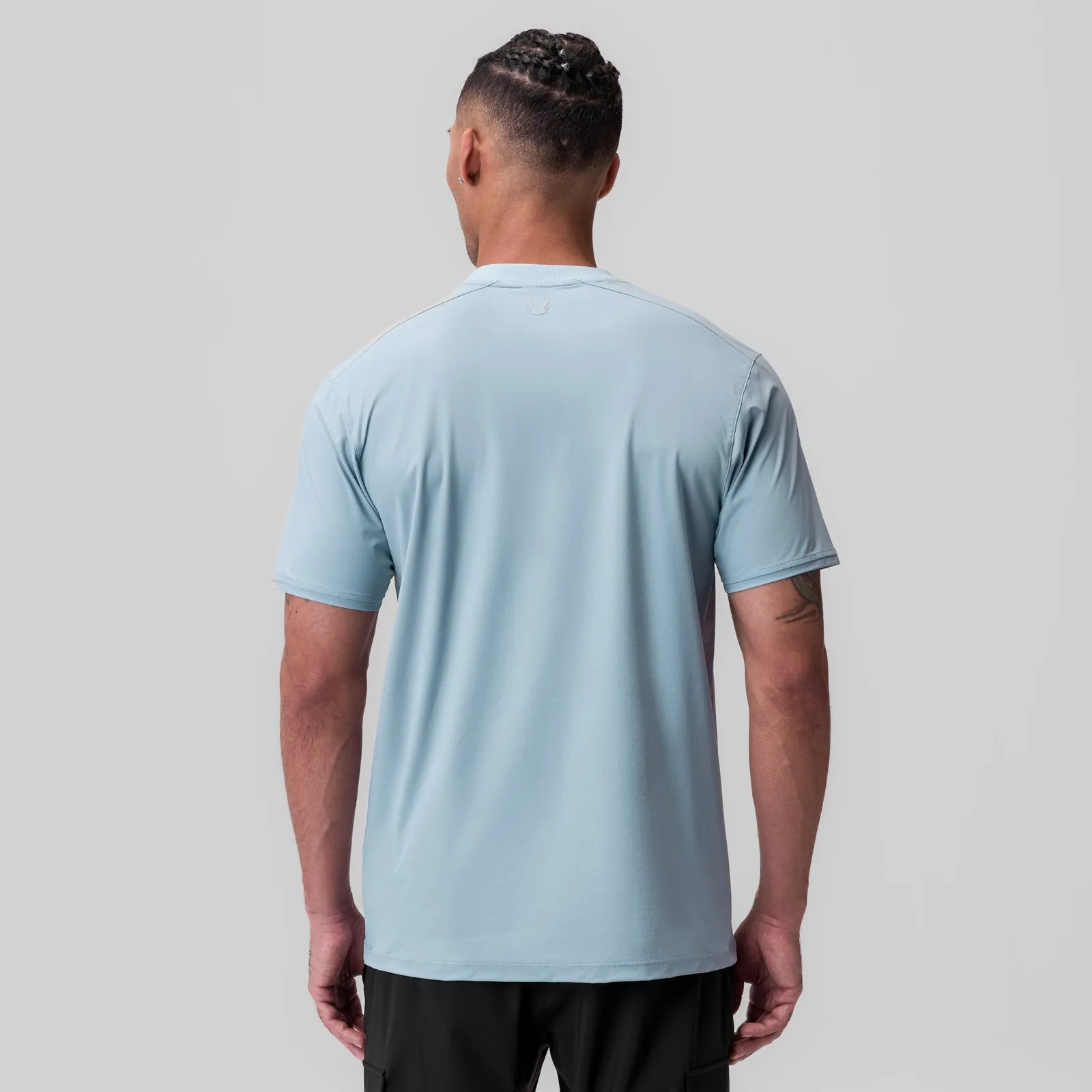 1087. Tetra-Lite? Ice Zip Tee - Light Sky Light and Fresh
