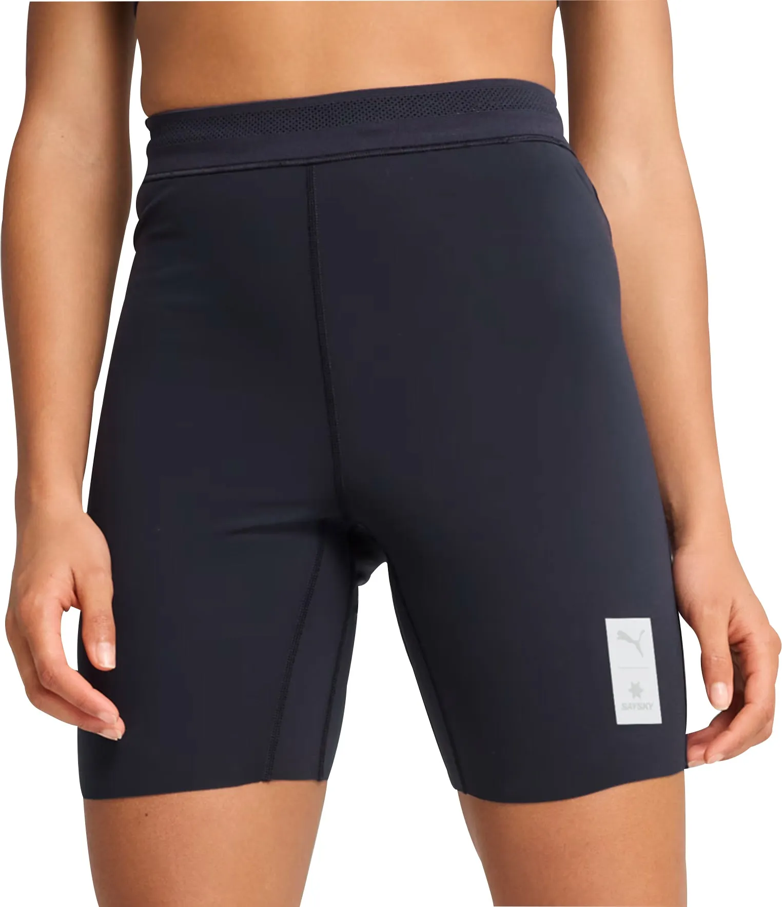 summer breeze Sporty Casual Puma X SAYSKY 7 Inch Womens Short Running Tights - Blue