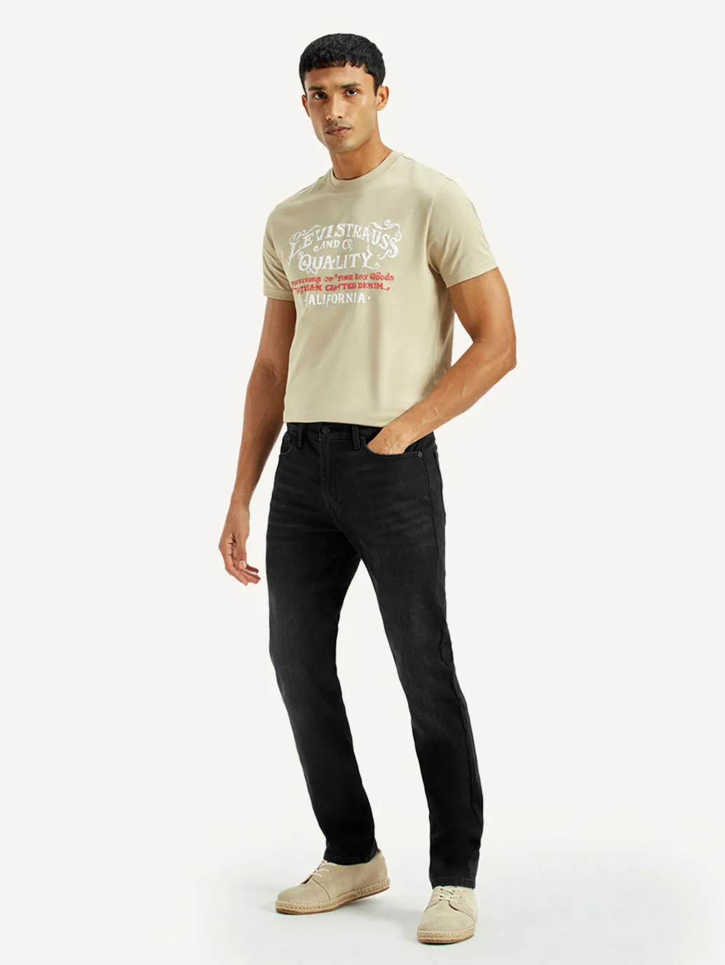 Urban Uniform Everyday Confidence Men's 511 Black Slim Fit Mid Rise Jeans