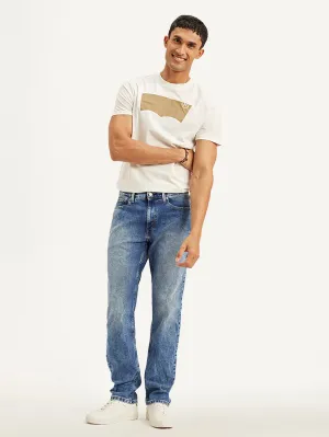 Casual Classic Student Outfit Work Ready Men's 541 Blue Athletic Tapered Fit Mid Rise Jeans