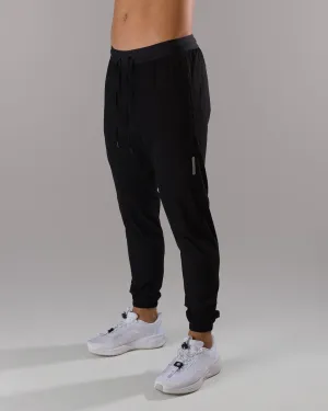 Apex Jogger - Black Quick-Dry Material Anti Slip Waistband