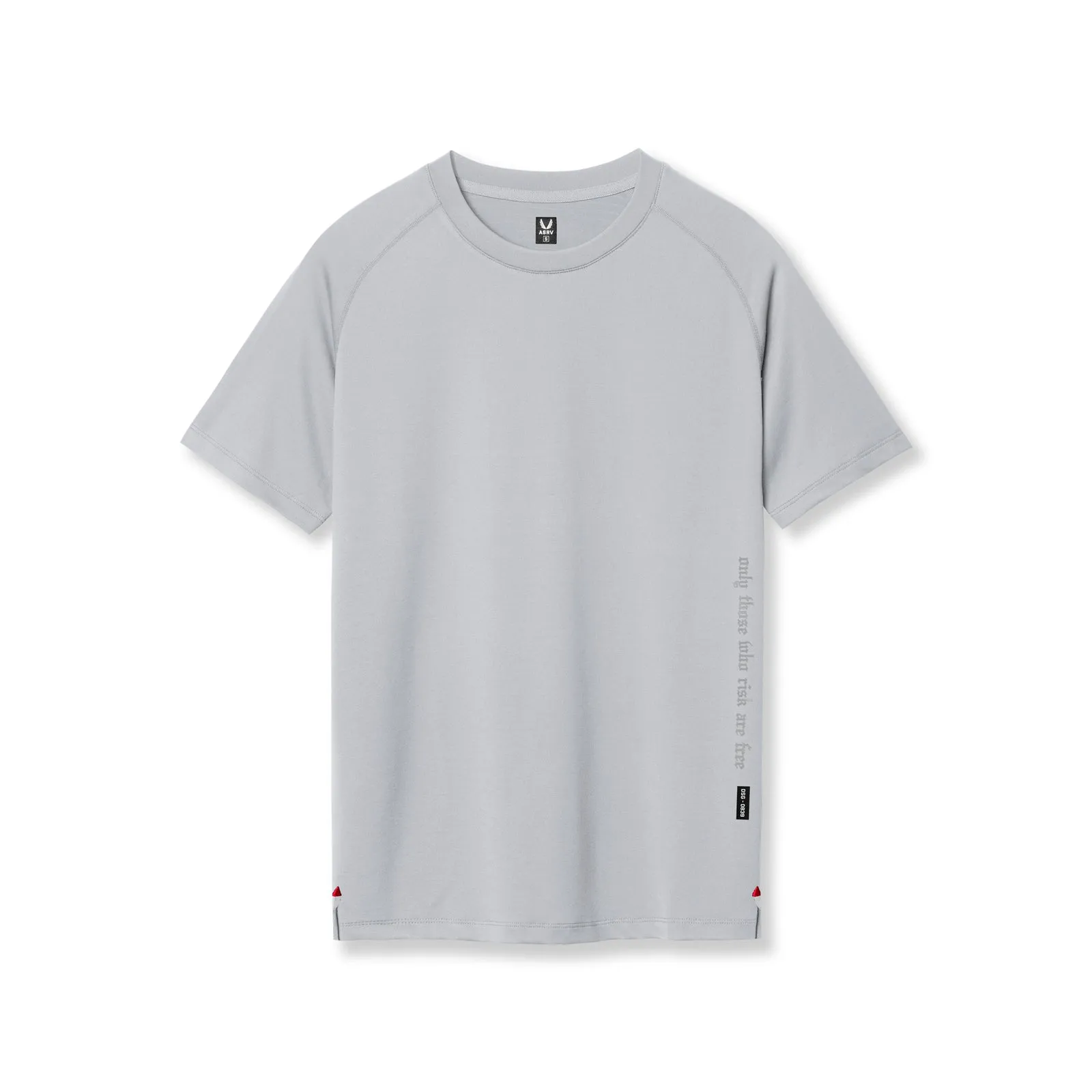 0839. 3D-Lite? 2.0 Lycra? Fitted Tee - Slate Grey "OTWR" Anti Pilling Surface
