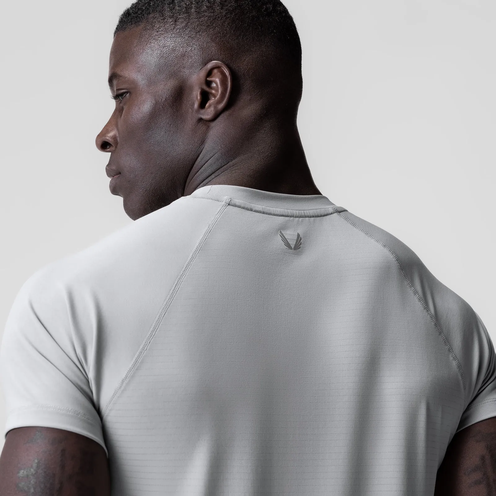 Low Impact Processing 0839. 3D-Lite? 2.0 Lycra? Fitted Tee - Slate Grey "OTWR"