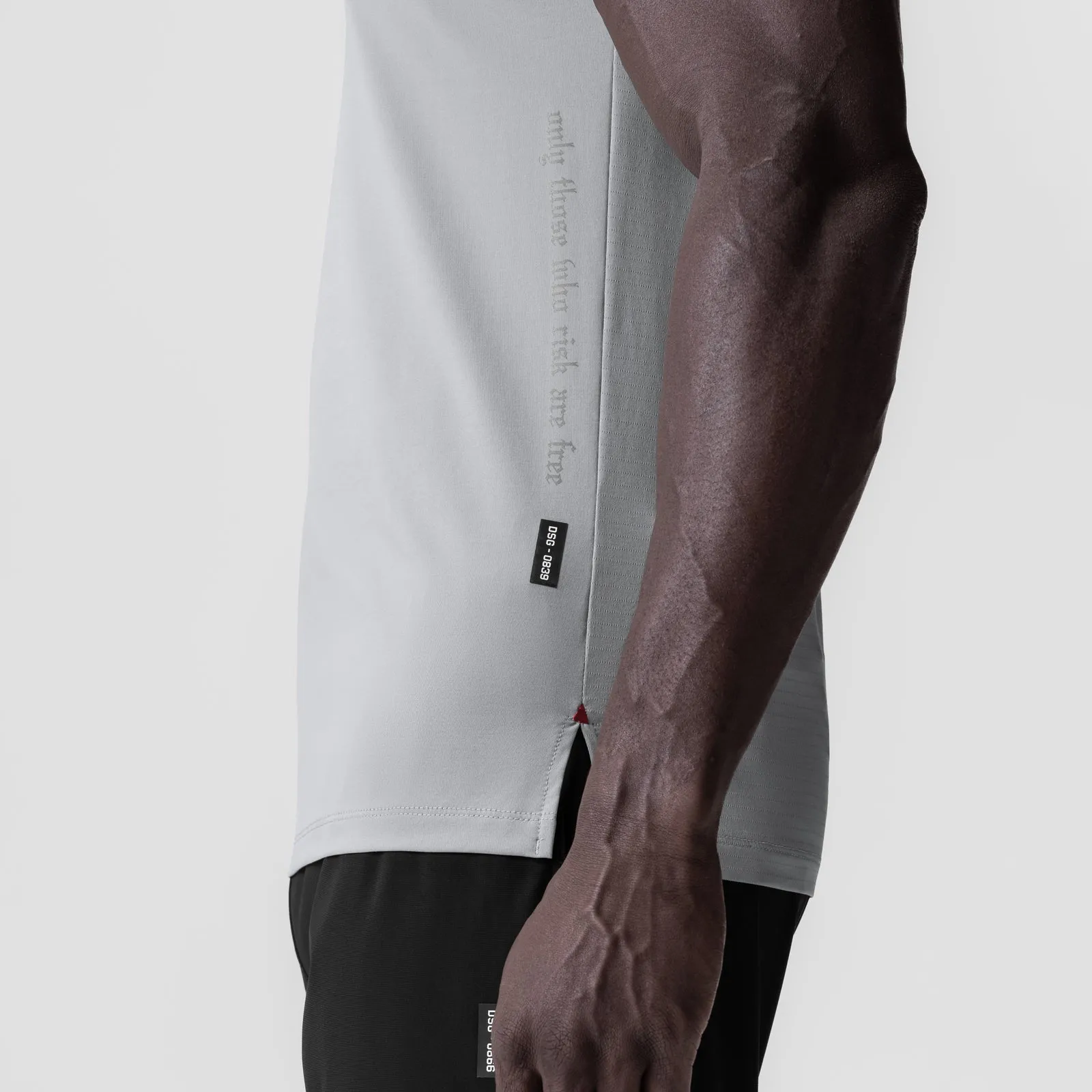 Light Style 0839. 3D-Lite? 2.0 Lycra? Fitted Tee - Slate Grey "OTWR"