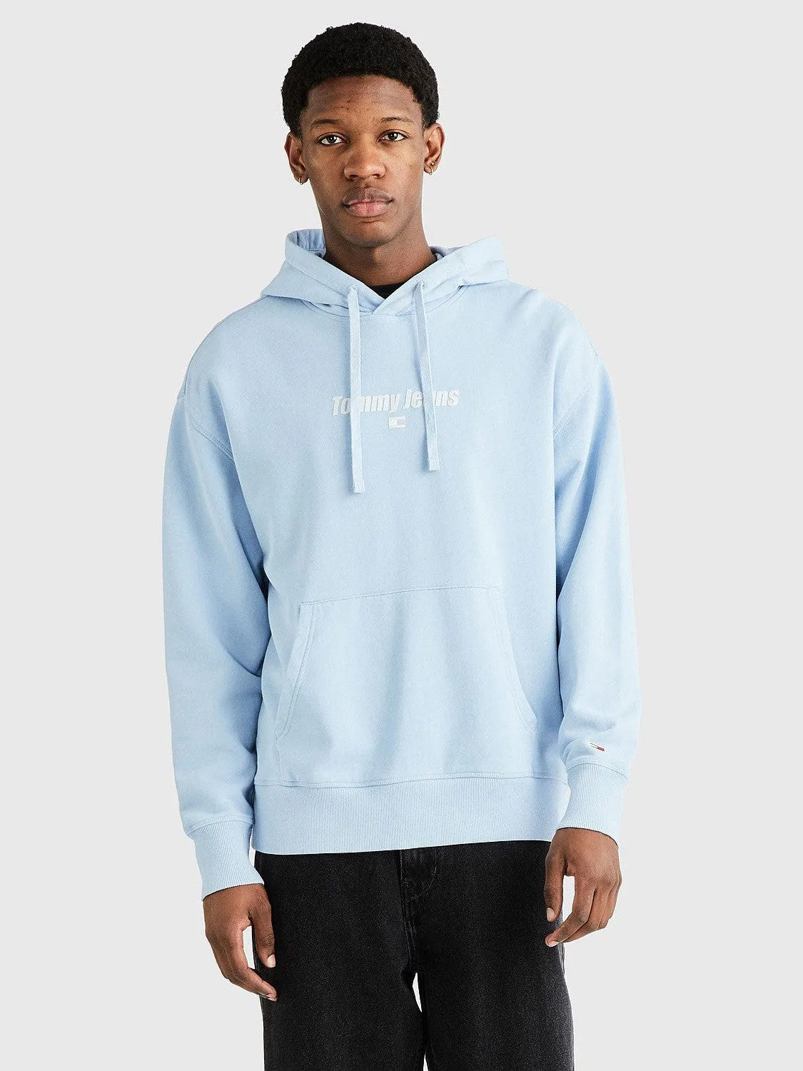 Balanced Weight Distribution Airport Lounge Relaxed Washed Linear Sweatshirt