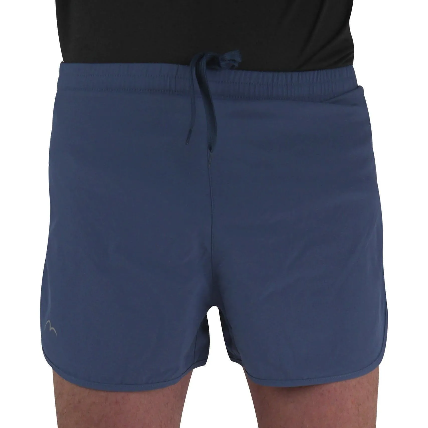 More Mile Racer Split Mens Running Shorts - Blue Sustainable